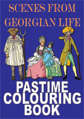 Georgian Life  History Pastime Colouring Book