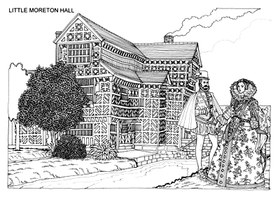 history colouring book Tudor illustration